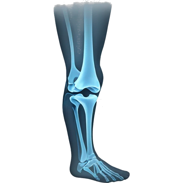 Knee x-ray emoji