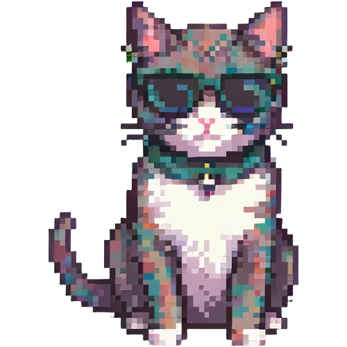cat wearing sunglasses emoji