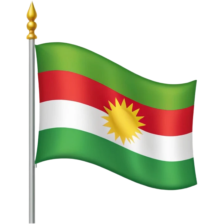 Kurdistan fleg emoji