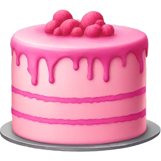 pink cake emoji