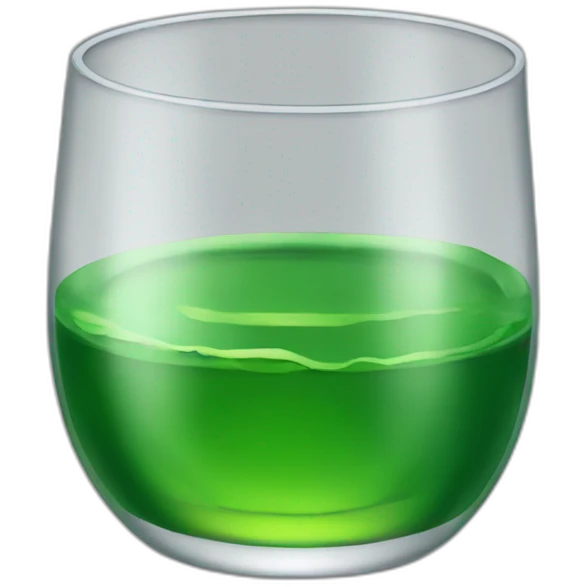tumbler-filled-with-green-whiskey emoji