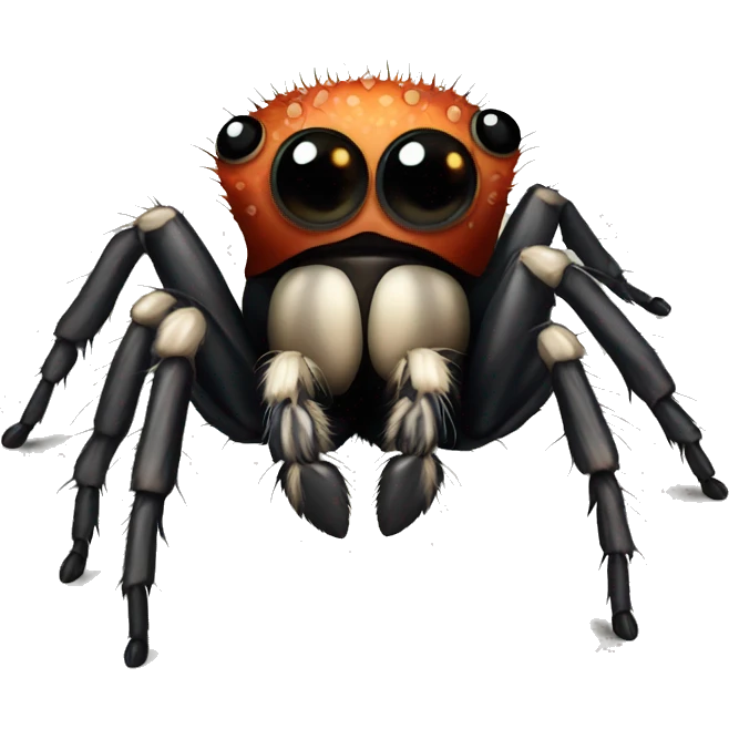 Cute jumping spider emoji