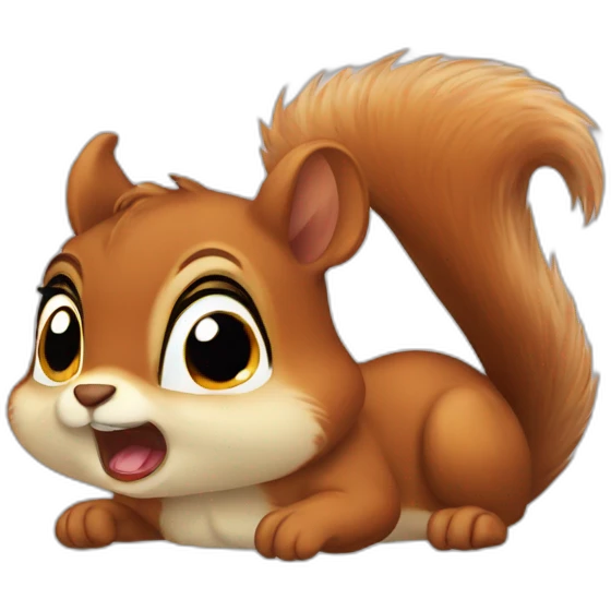 squirrel cry emoji