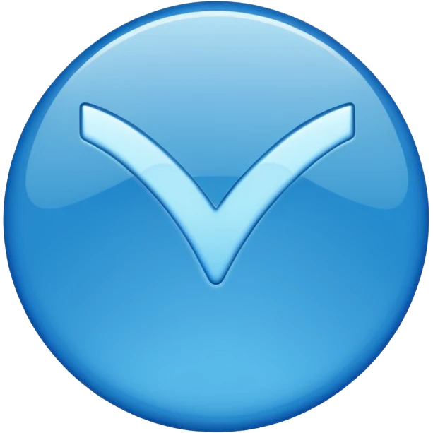 make a blue tick emoji emoji