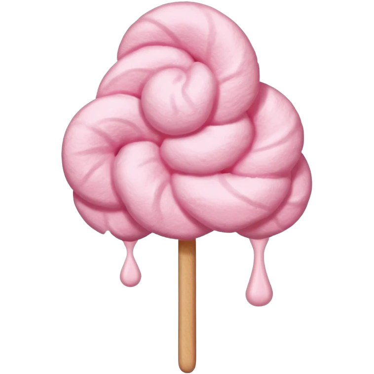 pink cotton candy emoji