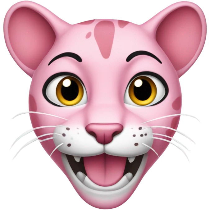 Pink panther cartoon emoji