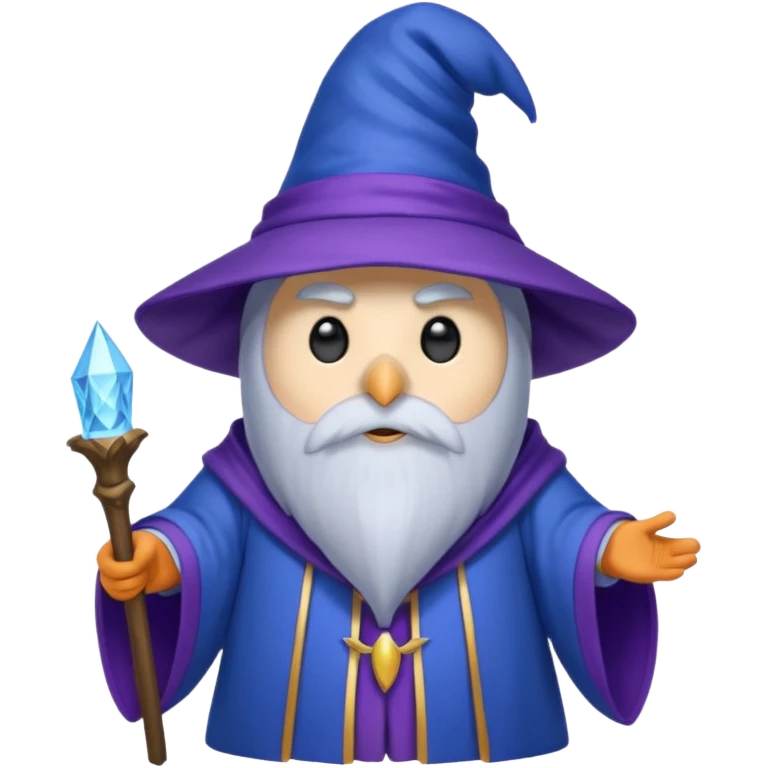 Penguin Wizard emoji