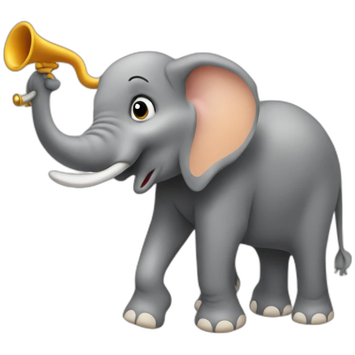 elephant trumpeting emoji