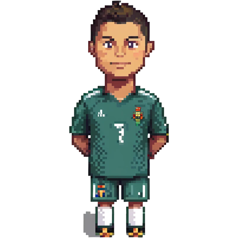 Cristiano Ronaldo, famous soccer player emoji