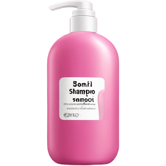 Pink shampoo and conditioner  emoji