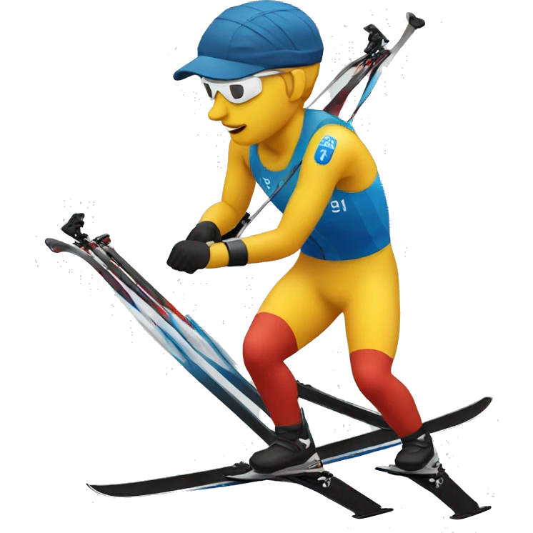 Biathlete emoji