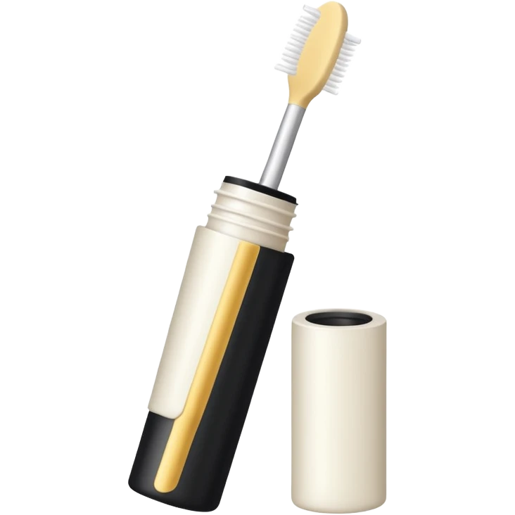 Rímel frasco fechado off white cozy emoji