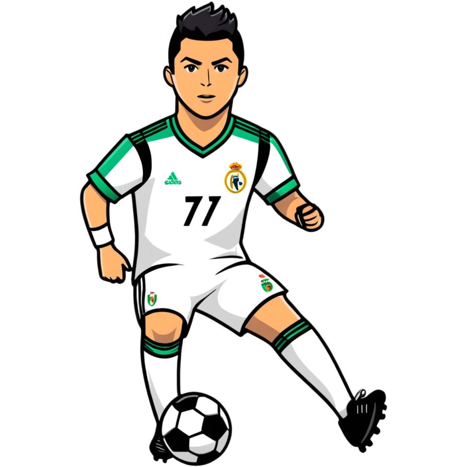 cristiano ronaldo soccer player emoji