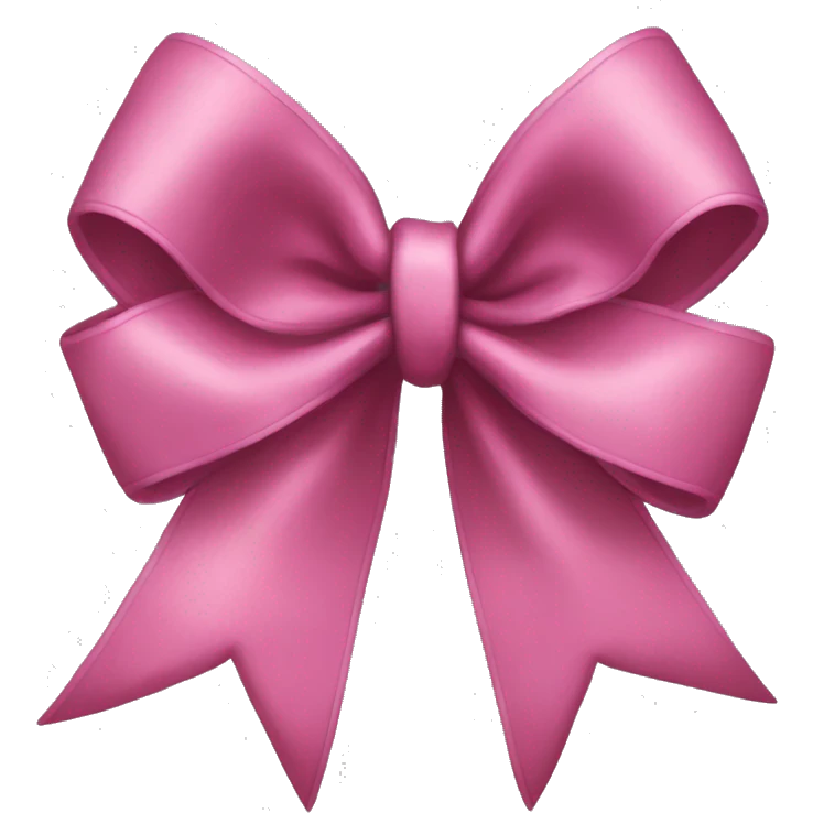 Coquette bow emoji