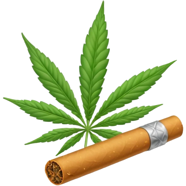 Marijuana cigarette emoji