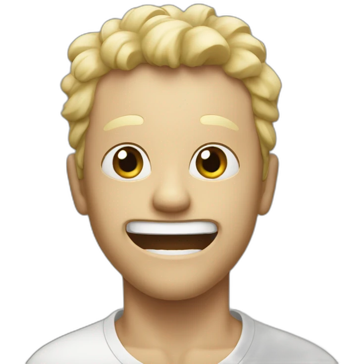 white gut happy emoji
