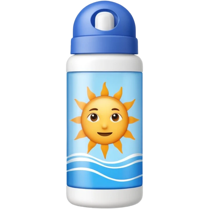 sun screen bottle emoji