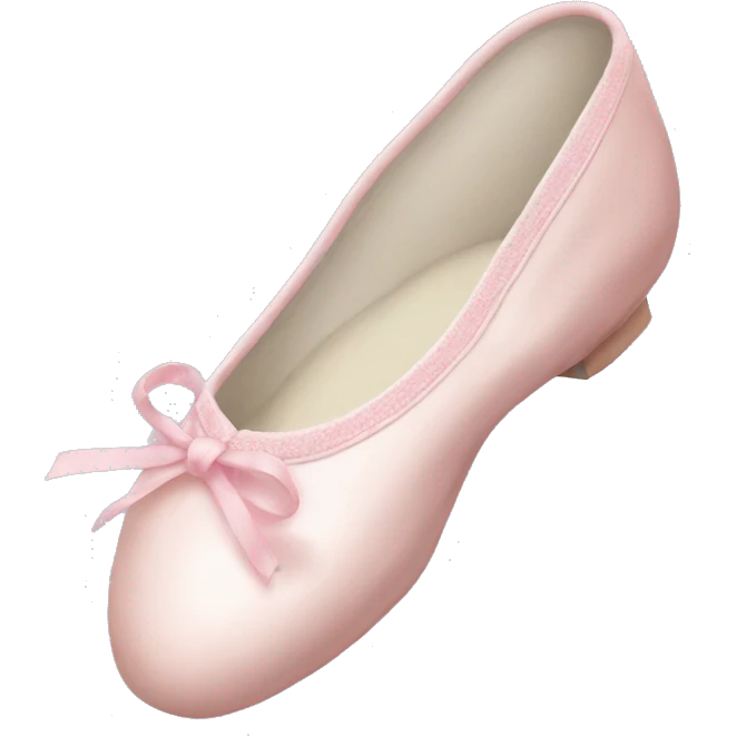 Pale pink ballet shoes emoji
