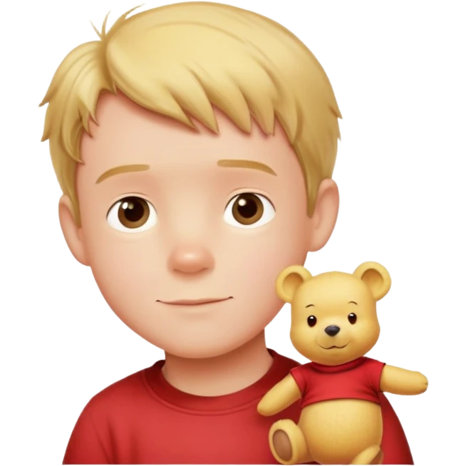 Christopher Robin from Winnie the Pooh emoji