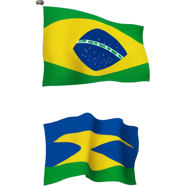 Brazil national flag + Ecuador national flag  emoji
