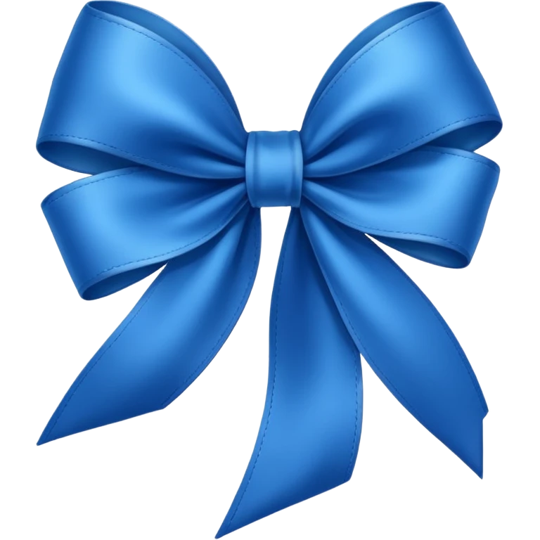 Laço azul  emoji