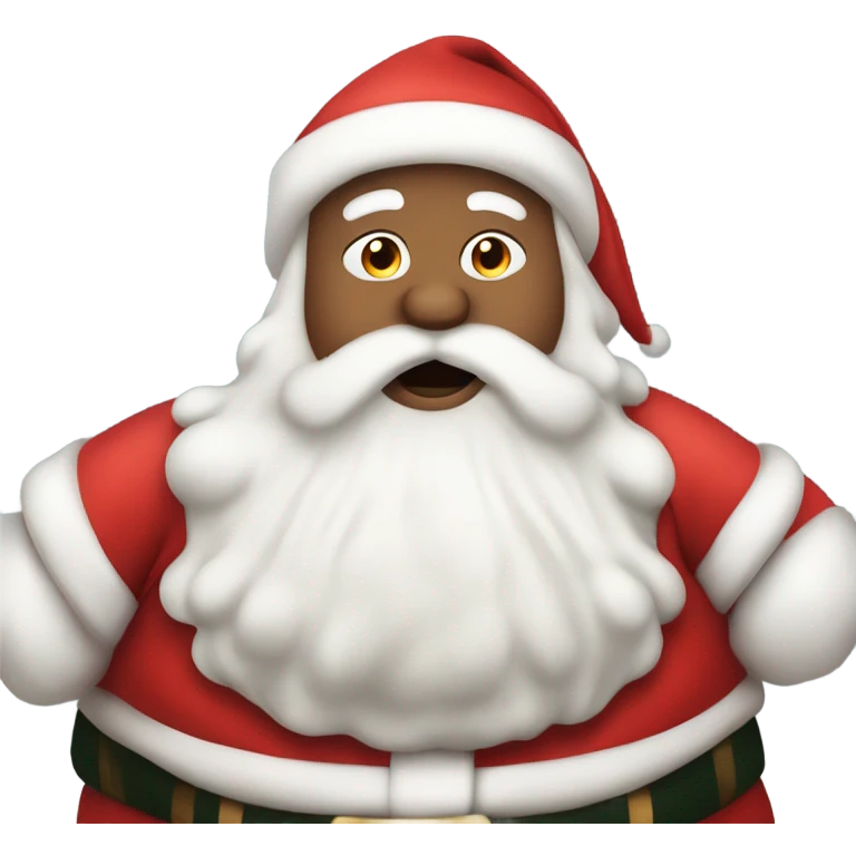 Obese ￼Santa Claus emoji