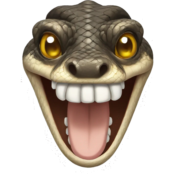Giant Indian Python Face emoji