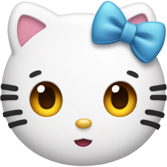 Cute hello kitty emoji emoji