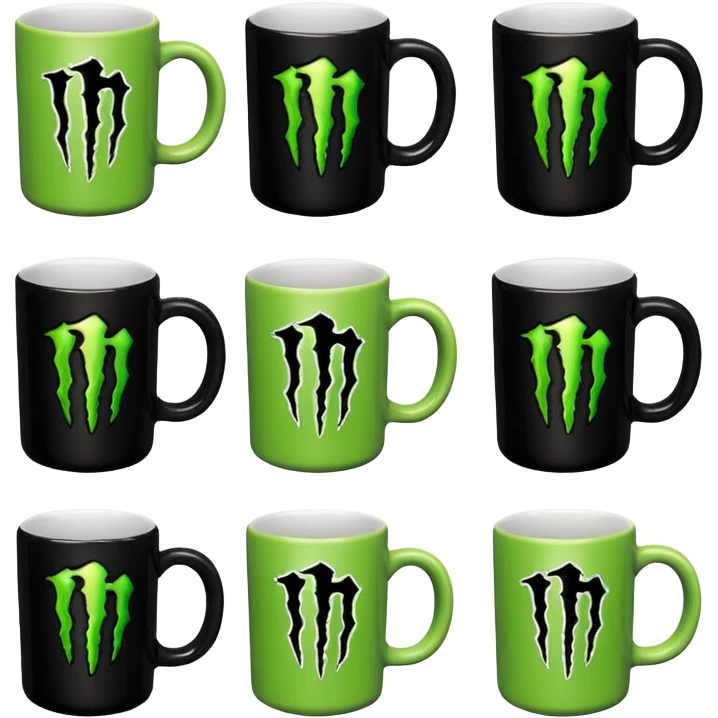 Monster Energy's Coffee Mugs emoji