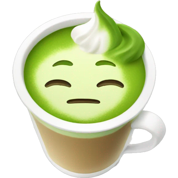 Matcha latte  emoji