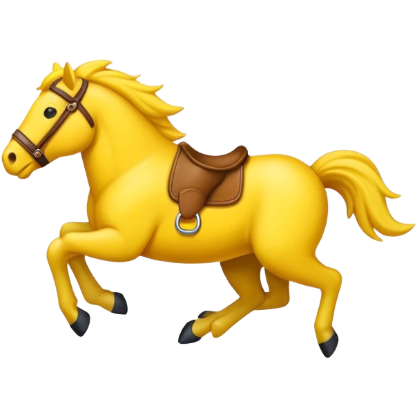 Yellow Bronco emoji