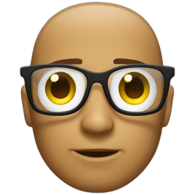 yo con lentes emoji