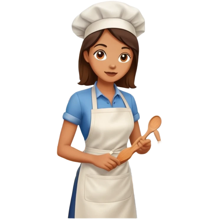 woman in kitchen cooking emoji