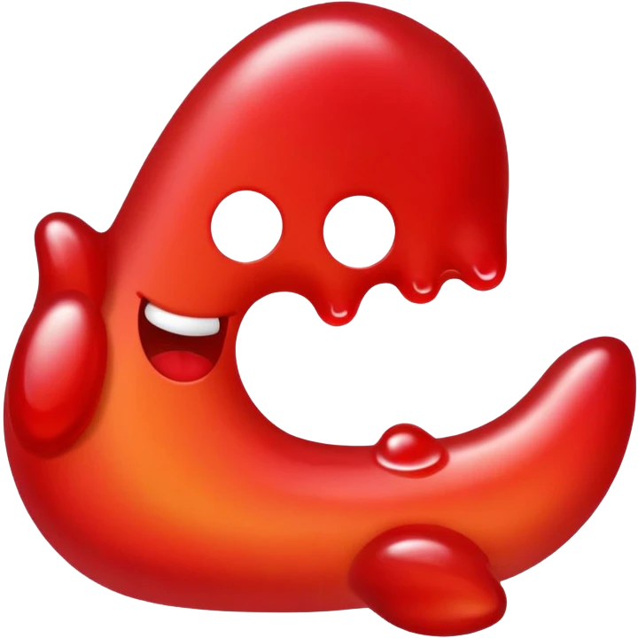 generate an emoji-style image of a gusher gummy emoji