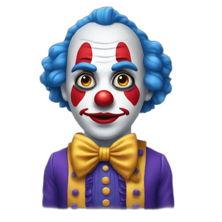Cara de payaso emoji