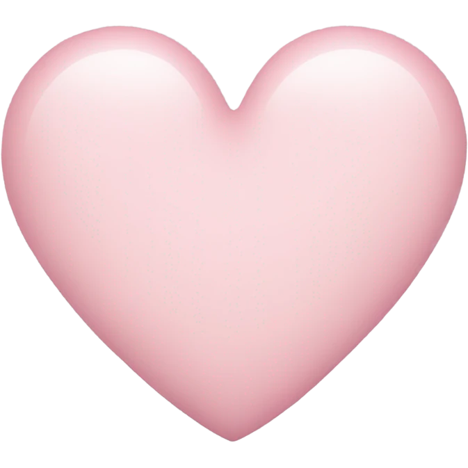 Baby pink heart emoji