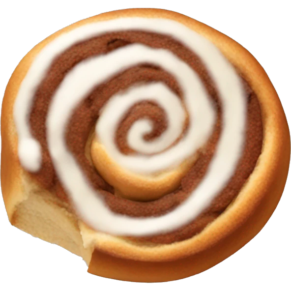 1 cinnamon roll emoji