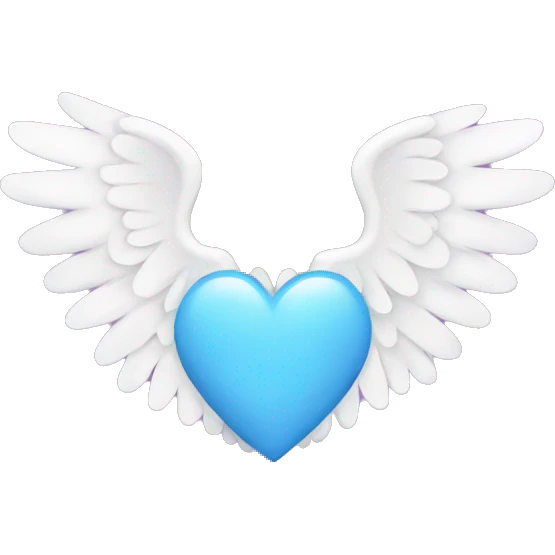 heart with angel wings emoji