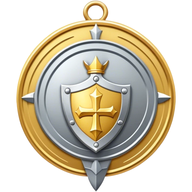 A medal of creation for a knight emoji