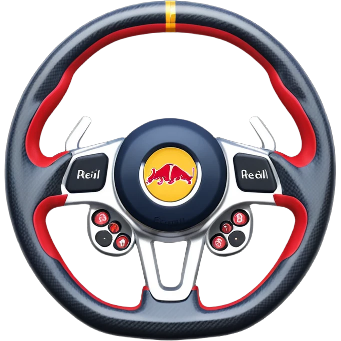 Redbull F1 stearing wheel  emoji