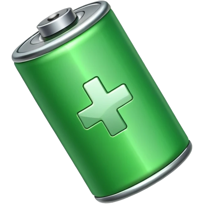 Battery plus check mark emoji