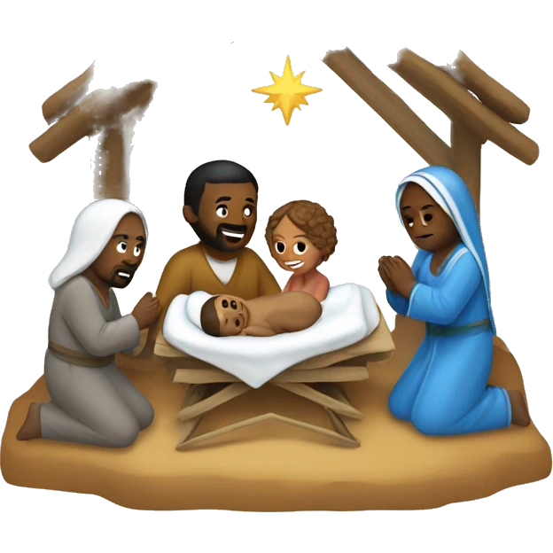 nativity scene  emoji