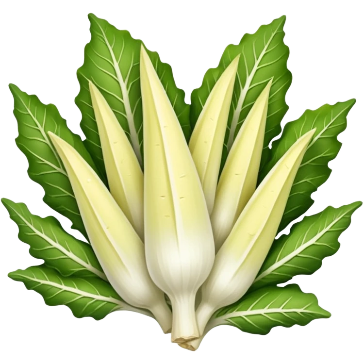 Belgian endive emoji