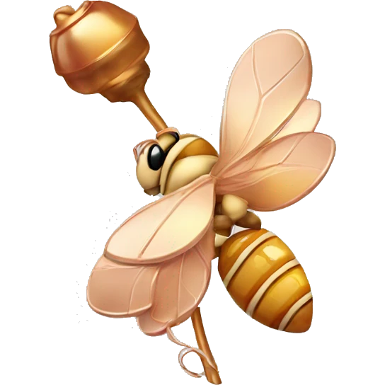 Rose gold honey emoji