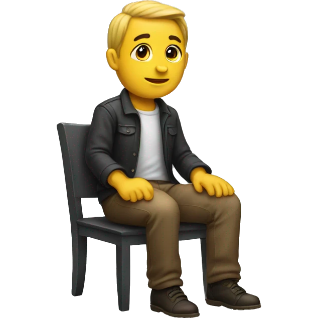 Sitting  emoji