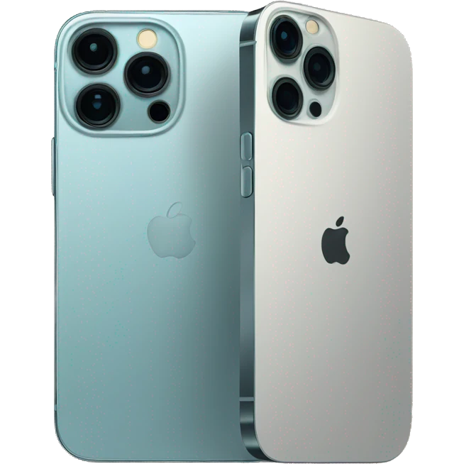 back side of an iphone 13 pro emoji