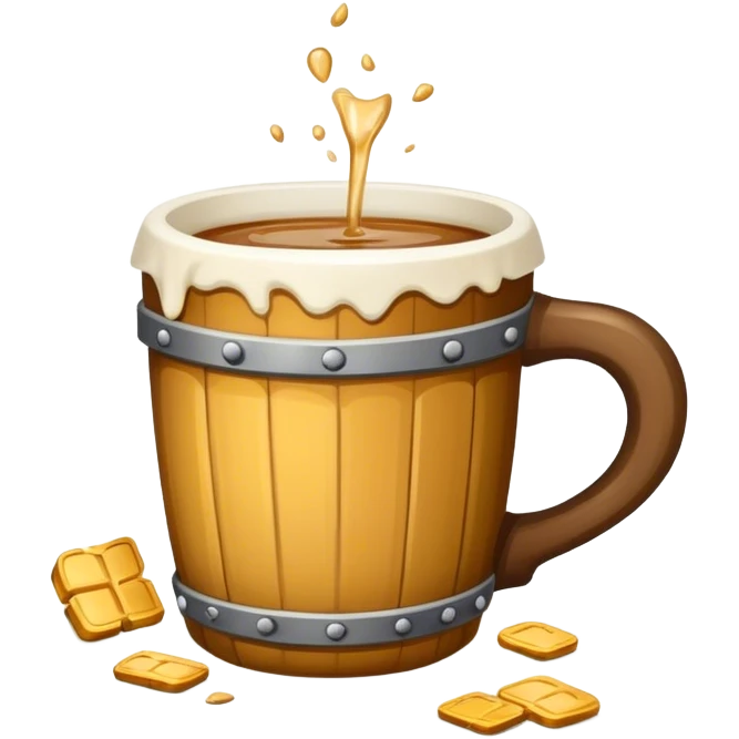 medieval cup spilled ale emoji