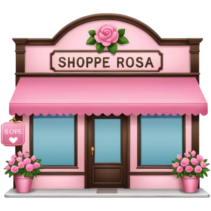 Shoppe rosa emoji