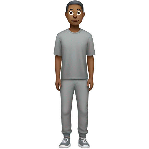 Grey sweatpants emoji