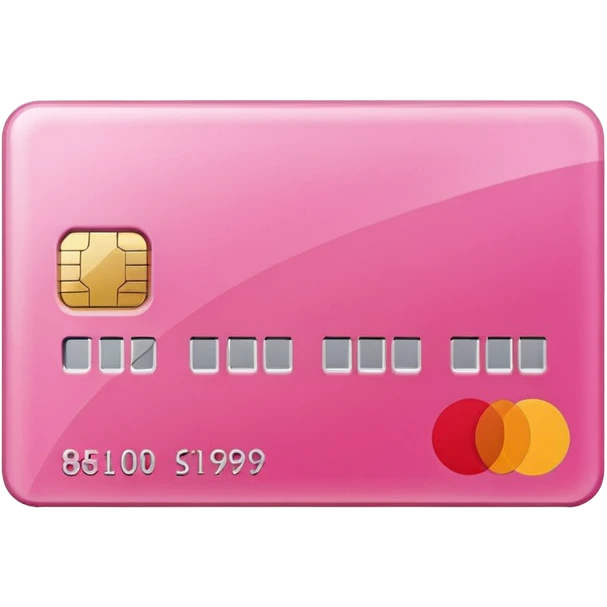 pink credit card emoji